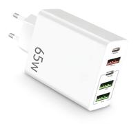Chargeur USB C Charge Rapide - Chargeur Multiple 5 Ports - Prise Multiple USB C 65W - Adaptateur Compatible avec Samsung, iPad, iPhone, Huawei, Google, Charge Rapide.