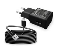 Chargeur USB C Charge Rapide pour Samsung Galaxy A15 A14 A13 A33 A34 A35 A55 A54 A53 A51 A50 A41 A40 A25 A23 A20 A20e S8 S9 S10 S20 FE, Note 10 9 8, USB Adaptateur Secteur avec 1,5m Type C Cable