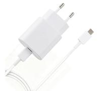 Chargeur USB C, Chargeur Rapide Type-C 25W pour Galaxy S23, S22, S21, A55, A54, A53, A32, A12, A14, A15, A16, A04S, avec Câble USB C de 1m - Chargeur Mural Compatible pour PD 3.0 et QC