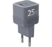Chargeur USB C Cube 25W Power Delivery UltraGaN Gris + Garantie à vie Force Power