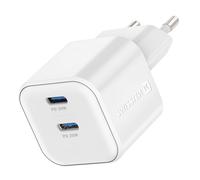 Chargeur USB C GaN 20W Recharge Rapide Power Delivery Swissten Blanc