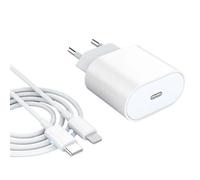 Chargeur Usb-C - Ihower - 20w - Câble 1m - Charge Rapide - Adaptateur Secteur