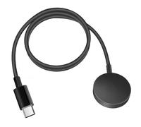 Chargeur USB-C INF compatible avec les montres Samsung Galaxy Watch 3/4/5/6/7 et Active 1/2 (noir)