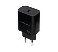 Chargeur mural USB-C/PD Nanocable 30W - Noir