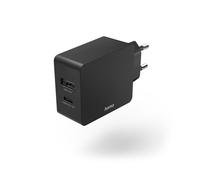 Hama 00210575 chargeur d'appareils mobiles Smartphone, Tablette Noir, Vert, Violet, Blanc Secteur Charge rapide Intérieure