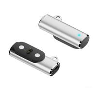 Chargeur USB C pour casque à conduction osseuse 5 V 1 A en alliage d'aluminium rapide Adaptateur USB C 5 V 1000 mA Gris argenté Violet Station de charge portable pour casques Mojawa Run Air Charge