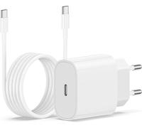 Chargeur Usb C Pour Iphone 16/15 Apple Original, 20 W Usb C Rapide Chargeur Avec Câble 2 M Adaptateur Alimentation Prise Char