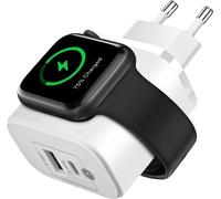 Chargeur Usb C Pour Iphone, 3 En 1 Usb C Prise Avec Chargeur Sans Fil Pour Apple Watch, Chargeur Usb Mural, Chargeur Usb C Rapide Usb Prise Chargeur Pour Iphone, Samsung, Huawei[Php52507384]