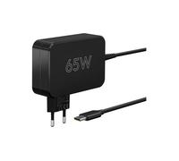 Goobay Chargeur USB-C 65W pour PC portable – PD, câble 1,8 m, protection contre la surchauffe – Noir