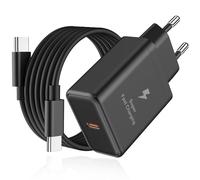 Chargeur USB C pour Samsung - 45W Charge Rapide Type C Secteur Adaptateur Mural Alimentation Prise Galaxy S25/S24/S23/S22/S21 Ultra/S20/S20+/Note 20/10/9/8/A73/A53/A52/S10/S9 et 2M Câble Poamnfn