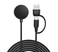 Chargeur USB C pour Samsung Galaxy Watch 8, 2 en 1 USB C et USB A, câble de charge rapide, station d'accueil magnétique sans fil, remplacement pour Galaxy Watch 8 Classic/8/Ultra/7/6/5 Pro/5, 100 cm