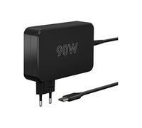 Goobay Chargeur portable USB‑C 90 W (PD) avec câble 1,8 m, protection surchauffe pour MacBook Pro