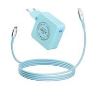 Chargeur USB C Rapide 100W, AKELON GaN Alimentation 100 Watt PD 3.0 pour MacBook Air, MacBook Pro, iPhone 15 14, iPad, Samsung Galaxy S24 S23 Ultra, Lenovo, HP, ASUS, Dell Laptop, 2M Câble USB-C 240W