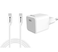 Sandberg Chargeur USB-C AC + USB-C-C 1M, 441-58
