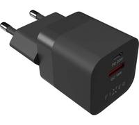 Chargeur USB-C, USB-A, 20W, QC 3.0, Fixed Mini PD Travel Charger, noir