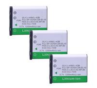 Chargeur USB Compatible avec la Batterie Olympus LI-42B, EN-EL10 et l'écran LCD for appareils Photo NP-45 et D-LI63.(3Battery)