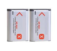 Chargeur USB Compatible avec la Batterie Sony NP-BX1 et l'écran LCD for appareils Photo numériques DSC RX1, RX100, M3, M2, RX1R, WX300, HX300, HX400, HX50 et HX60.(2 Battery)