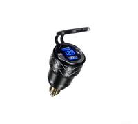 Chargeur USB de moto 18 W en métal à charge rapide pour la plupart des motos, étanche 12 V, chargeur de téléphone avec boîtier en aluminium aéronautique, adaptateur d'alimentation GPS pour guidon