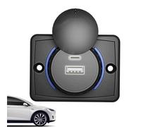 Chargeur USB de voiture : adaptateur automatique à double port pour téléphones et tablettes à charge rapide | Bloc de charge compact pour véhicules | Chargeur de téléphone portable pour voiture, S