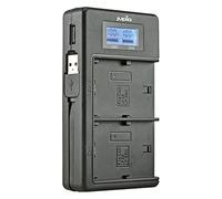 Jupio Chargeur USB double LCD pour Canon LP-E6 / LP-E6N / LP-E6NH