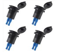 Chargeur USB étanche 12 V-24 V 48 W pour voiture et camion, bleu