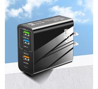 Chargeur Usb Gan 65w Pd Type C, Charge Rapide, Adaptateurs De Puissance Pour Iphone 15 14 Xiaomi Samsung, Prise Ue/Us, Chargeur Mural