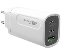 Chargeur USB GP GPWCGM3AWHUSB254 3 x 1x USB-A, 2x USB-C®