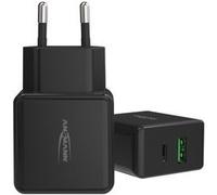 Chargeur USB Home Charger HC218PD, 2x port USB, noir