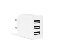 Chargeur USB Multiple EN 1100 - Charge jusqu'à 3 appareils simultanément - Protection contre les surcharges et les courts-circuits - Compact et