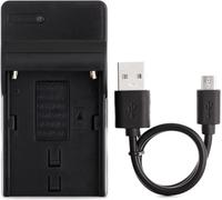 Chargeur USB NP-FM50 Compatible avec CCD-TRV328, DSLR-A100, DSR-PD170, MVC-CD400, etc.