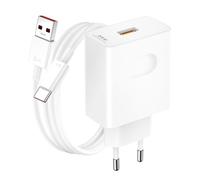 Chargeur USB Original Supercharge HW-110600E00 (6.0A, 66W) pour Honor 50 Lite, 70 Magic5 Pro, 90, 90 Lite
