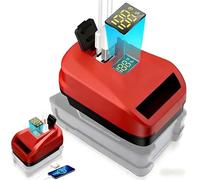 Chargeur USB portable pour Einhell 18V batterie avec sortie USB C PD2.0 100W (max), peut recharger la batterie, pxbp-300 pxbp-600 px-bat52 avec 1 port USB QC3.0 pour l’adaptateur chargeur de téléphone