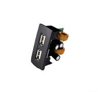 Chargeur USB pour console centrale de voiture Interface 2,4 A - pour Mercedes - pour Benz - pour Vito 2016-2020 - Port de remplacement ABS avec capacité de charge rapide - Intérieur noir