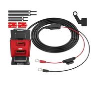 Chargeur USB pour Moto - Chargeur De Téléphone pour Guidon | Anti-Vibrations, Charge Accélérée, Accessoires Moto pour Usage Urbain, Randonnée et Trajets Courts