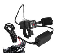 Chargeur USB pour moto, chargeur USB pour moto | Chargeur rapide USB à double port Chargeur de téléphone USB pour moto,Chargeur rapide USB à double port pour téléphone, tablette,