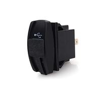Chargeur USB pour Moto, Voiture DC 12V-24V Bleu LED Double Chargeur USB Carling ARB interrupteurs à Bascule 5V 3.1A