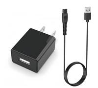 Chargeur USB pour Philips Norelco All-in-One 3000 5000 7000 9000, Multigroom, Tondeuse à barbe et tondeuse corporelle, compatible avec MG3919 MG3939 MG5970 MG7970 BG5495 BG7480 BT5785