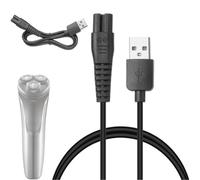 Chargeur USB pour rasoir électrique Xiaomi - Câble de charge de rechange - Rasoir électrique USB - Adaptateur de chargeur compatible avec le rasoir Mijia MJTXD01SKS