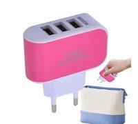 Chargeur USB,Prise USB Multiple Ports Bloc Chargeur,Rapide Chargeur Secteur USB Adaptateur,3 Ports Adaptateur Mural Chargeur Portable,Ports Multiples Intelligents