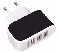 Chargeur USB Secteur 3 Ports Universel Secteur Mural 3.1A max), Adaptateur Secteur USB pour Apple iOS, Android, Appareils Portable