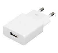 Chargeur USB Secteur - Universel - 2.1A - Câble USB type C - Charge rapide - Blanc