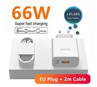 Chargeur Usb Super Rapide 66w, Pour Huawei Mate 40 50 P50 P60 Nova 10 Honor 90 100 X8b Magic 5 Lite 6 Pro Type C, Câble De Chargement 6a 2m