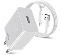 Chargeur USB Supercharge 35W avec Câble USB C 1m pour Honor 400 Lite 5G Pad X9a X6c X6b X7b Magic6 Lite 200 Smart, 22.5w USB Type C