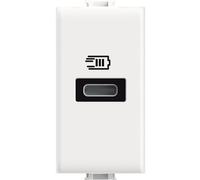Chargeur USB Type C 20W Power Delivery 1 Module Blanc BTicino Matix AM4192C