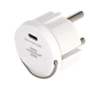 Brennenstuhl Adaptateur USB-C 12 W – 2,4 A, compatible IP44 – Blanc