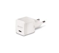 Lindy Chargeur secteur 73410 USB Type‑C PD 20W Smartphone Blanc Prise EU