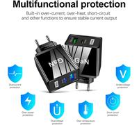 Chargeur USB type-c pour APPLE ASUS .... 65W Gallium Nitride Charger QC3.0, USB TYPE C