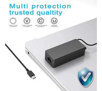 chargeur USB type-c pour APPLEChargeur QC3.0, USB TYPE C Chargeur USB C Adaptateur Secteur Type C pour Macbook microsoft surface universel