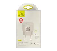 Chargeur USB universel avec double prise et cÃ¢ble USB-C Eaglefit Blanc 5V/2A