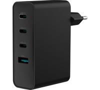 Chargeur USB universel Natec GaN 100W, 3X USB-C, 1X USB-A, Noir